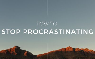 How to stop procrastinating